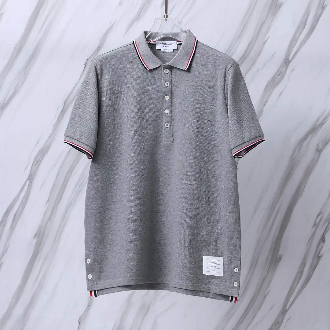：T 029（TB POLO ） THOM BROWNE TB 260 POLO 260 Authentic Factory Quality Same Style + Authentic Size：0/1/2/3/4 ：White/Black/Navy Blue/Gray